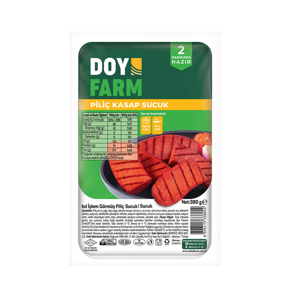 Doyfarm Piliç Kasap Sucuk