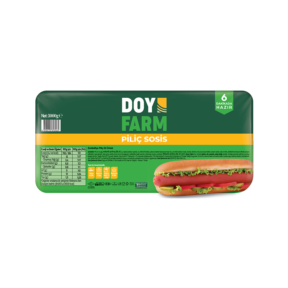 Doyfarm Piliç Sosis