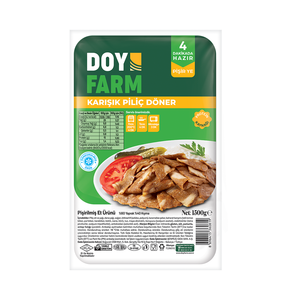 Doyfarm Karışık Piliç Döner